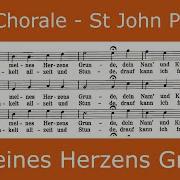 St John Passion Bwv 245 Chorale In Meines Herzens Grunde Chorus