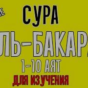 Аль Бакара Аяты 10