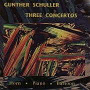 Gunther Schuller Concerto For Bassoon And Orchestra Iv Blues