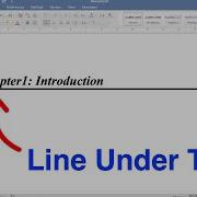 Underline