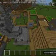 Деревня Алмазы Изумруды Железо И Золото Minecraft Pe Seed