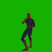 Spiderman Swinging Animated Front Chroma