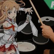 Sword Art Online Op Full Crossing Field By Lisa Drum Cover