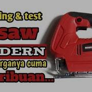 Unboxing Test Review Jigsaw Modern M2200 Gergaji Potong Triplek Harga Murah Cuma 200 Ribuan