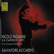 Salvatore Accardo Capriccio In La Minore Per Violino Solo Op 1 Tema