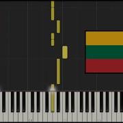 National Anthem Of Lithuania Piano Tutorial