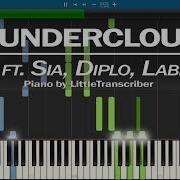 Lsd Thunderclouds Piano Tutorial Ft Cia Diplo Labrinth Synthesia