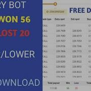 Bot Binary Com 5 Higher Lower Unificado Sma Script Download Na