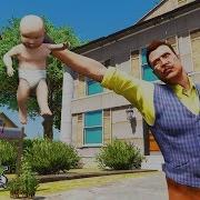 Что С Ним Будет Сосед Поймал Малыша Привет Сосед В Гта 5 Моды Hello Neighbor В Gta 5 Mods Игра