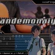 Kimi No Na Wa Your Name Nandemonaiya Radwimps Fingerstyle Guitar