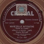 Arlette Rucart Mam Zelle Nitouche Babet Et Cadet 1931