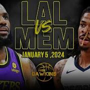 Los Angeles Lakers Vs Memphis Grizzlies Full Game Highlights February