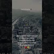 О Аллахым Озун Ар Бир Инсанга Сабыр Жана Ыйман Бер