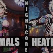 Nightcore Heathens Animals Switching Vocals