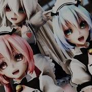 Mmd 脱法ロック3人 Dappou Rock Haku Miku Teto メイド