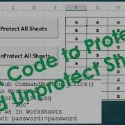 Protect And Unprotect Sheets Using Vba Excel Vba Example By Exceldestination