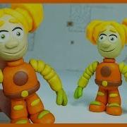 Лепим Фиксика Шпулю Из Пластилина Plasticine Фиксики