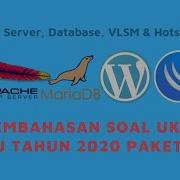 Pembahasan Soal Ukk Tkj 2020 Paket 3 Web Server Database Wordpress