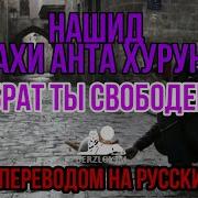 Перевод Нашиды Ахи Анта Хьуррун Брат Ты Свободен