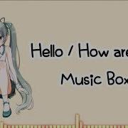 하츠네 미쿠 Hatsune Miku Hello How Are You 오르골 Ver