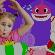 Christmas Baby Shark Song Учим Английский Песенка Про Акулёнка