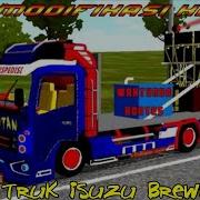 Truk Brewog Terbaru Truk Isuzu Sound System Brewog Audio Full Lampu Mod Bussid Terbaru