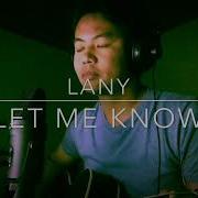 Lany Let Me Know Cover