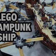 Motorized Lego Steampunk Pirate Ship Bricks Cascade 2017