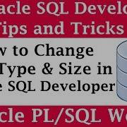 How To Change Oracle Sql Developer Font Type Font Size Oracle Sql