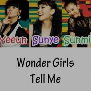 Tell Me Wonder Girls Lyrics