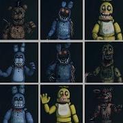 Fnaf Sfm Original Four Characters Appearance Timeline Series