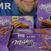 Asmr New Milka Chocolate Snacks Party 먹방 Brownie Buscuits Sticks