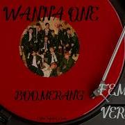 Wanna One Boomerang Female Version