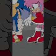 Sonic X Amy Rose Kisses Sonic The Hedgehog