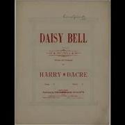 Daisy Bell 1892