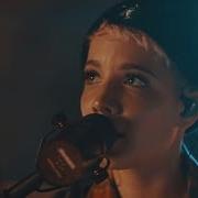 Halsey Eyes Closed Stripped