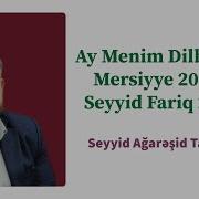 Ay Menim Dilberim Mersiyye 2019 Seyyid Fariq 2019