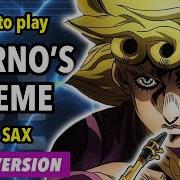 Giorno S Theme On Sax