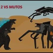 Godzilla 2 Godzilla Vs Muto Cartoons Battles Animated Movie Part 7