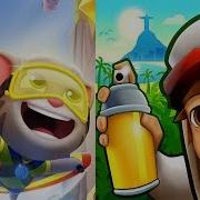 Talking Tom Gold Run Vs Subway Surfers Rio Santa Tom Unlocked Android