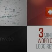 Word Cloud Logo Reveal Pack After Effects Project