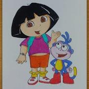 Dora Buji Friends Drawing