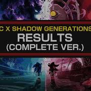 Results Complete Ver Sonic X Shadow Generations