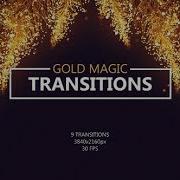 Gold Magic Transitions Motion Graphics Videohive Template