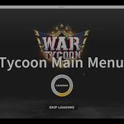 War Tycoon Main Menu