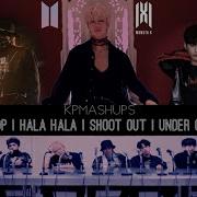 Bts A C E Monsta X Ateez Mic Drop Under Cover Shoot Out Hala Hala Kpop Mashup 2019