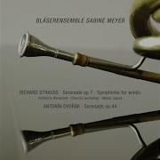 Bläserensemble Sabine Meyer Symphony For Wind Instruments In E Flat Major Cheerful Workshop Ii Andantino