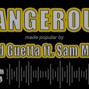 David Guetta Dangerous Karaoke Version