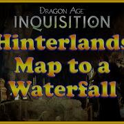 Dragon Age Inquisition Map To A Waterfall Hinterlands