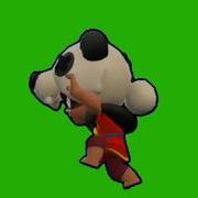 Футаж Бегущей Панды Ниты Бравл Старс Footage Green Screen Running Nita Panda Brawl Stars